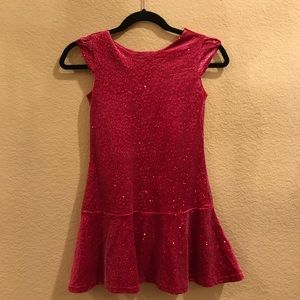 Children's Place Pink Glitter Dress